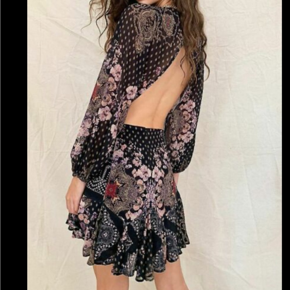 Free People Seven Wonders Open Back Dress